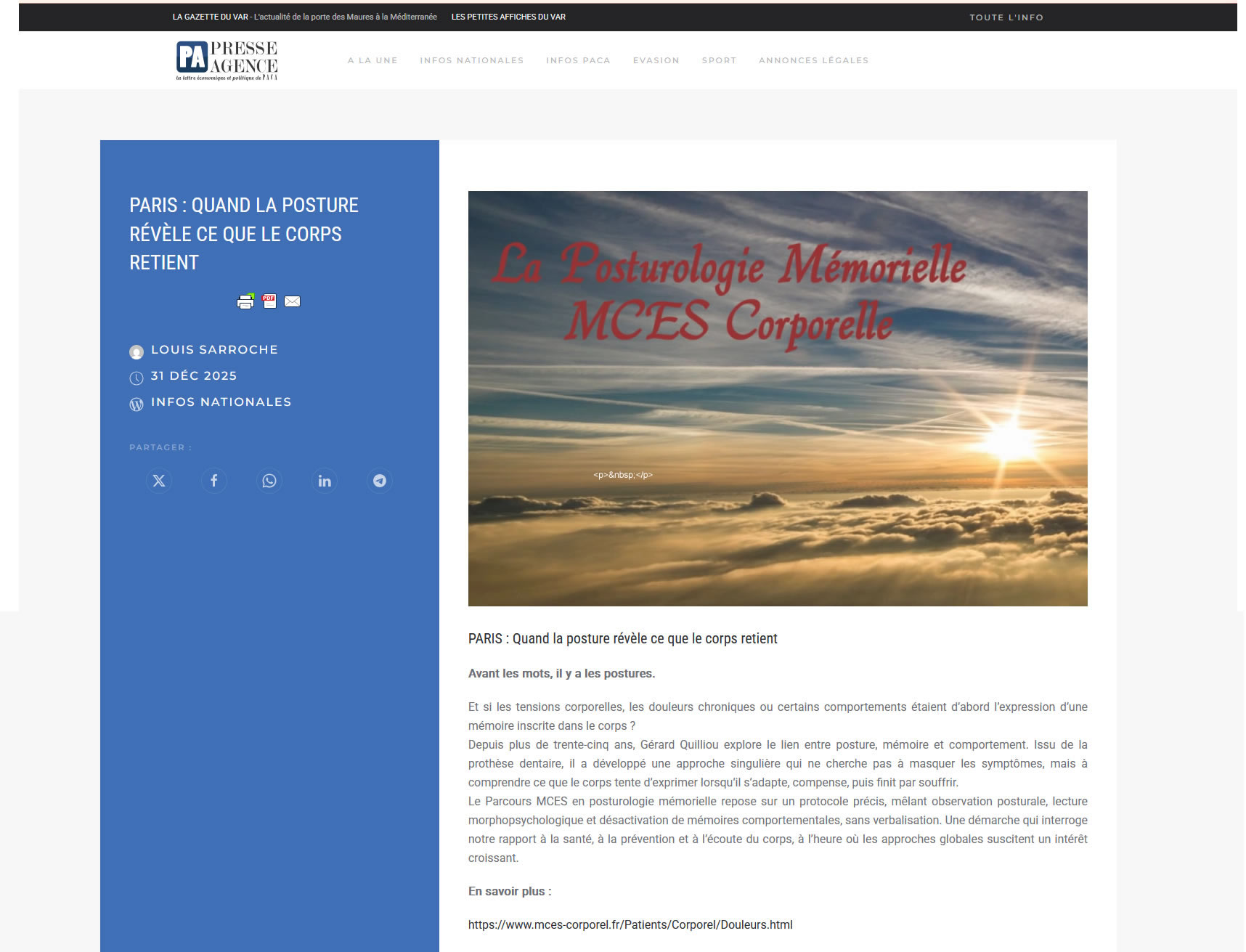 Presse 				                Agence